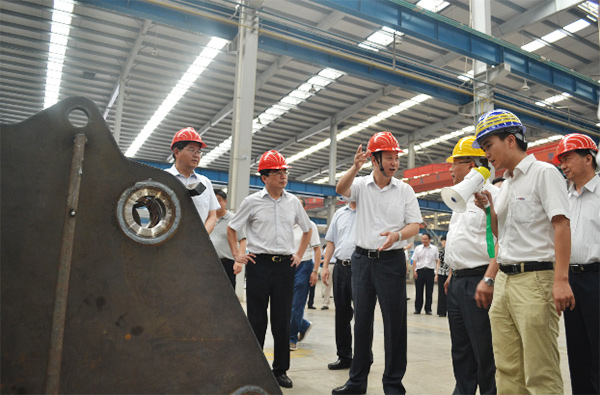 淮北市委书记黄晓武一行调研安博官网体育(中国)有限公司官网
矿装