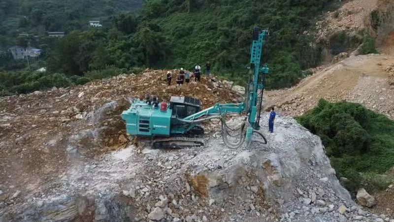 助力绿色矿山建设，安博官网体育(中国)有限公司官网
智能“凿岩先锋”SWDH系列顶锤钻机大展身手