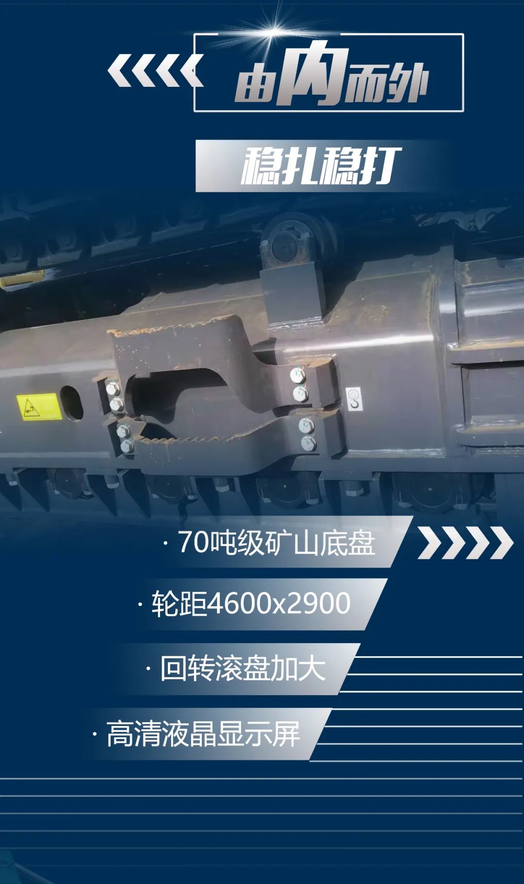 一图读懂 | 又一矿山重载施工利器！安博官网体育(中国)有限公司官网
智能SWE650FB破碎锤重磅亮相