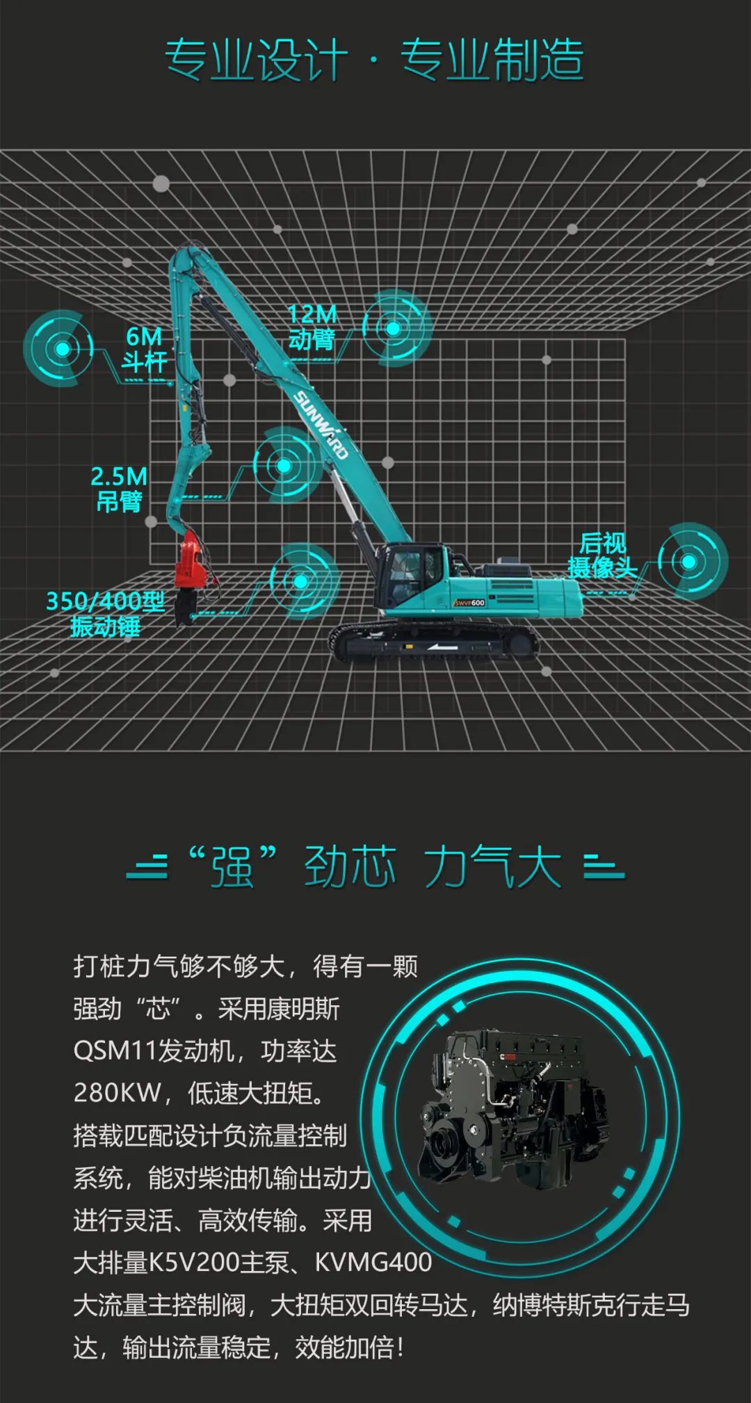 一图读懂 | 专业、高效、经济！安博官网体育(中国)有限公司官网
智能带您解锁液压振动桩机的多种用途