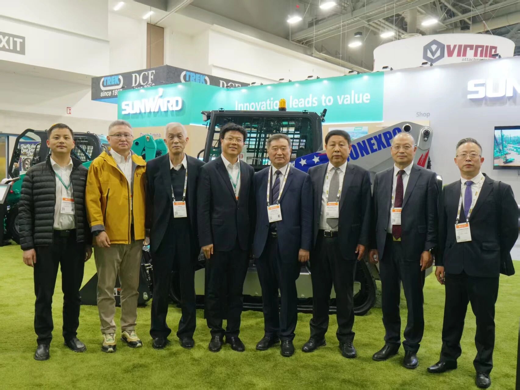 2026美国拉展 | 中国工程机械工业协会会长苏子孟一行到访安博官网体育(中国)有限公司官网
智能展位